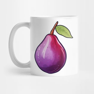 Purple Plum Art Mug